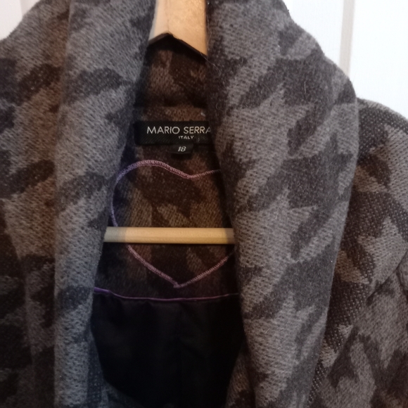 Mario Serrani Italy wool blend coat Size 18 - Picture 4 of 10
